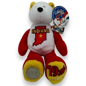 Indiana #19 Limited Treasures Coin Bear New 50 States of America Bears - Picture 1 of 1