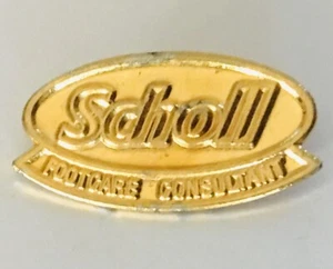 Scholl Footware Consultant Advertising Pin Badge Blank Rare Vintage (R10) - Bild 1 von 2