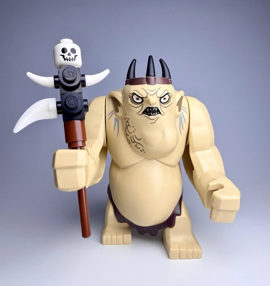 LEGO® Goblin King Minifigure w/ Weapon The Hobbit & LOTR 79010 Big Fig EXCELLENT - Image 1 of 4