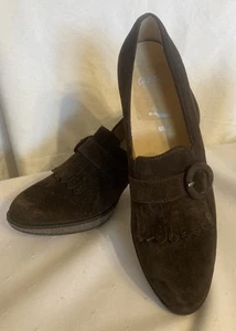 Ara Women’s Suede Platform Pump Shoes In Brown US Size 5.5 - Picture 1 of 12