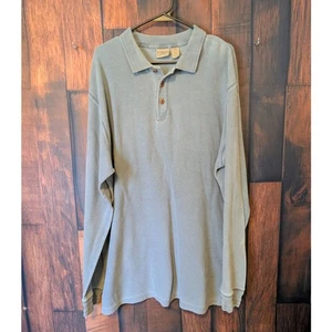 L.L Bean Long Sleeve Men's XL Tall Shirt 100% Cotton Slate Blue Rugged Outdoor - Picture 1 of 6