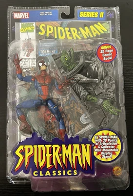 Figura de acción 2001 Spider-Man Classics Serie 2: Battle Ravaged Spider Man NUEVO Foto 1 de 4