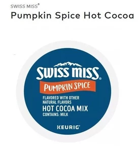 🆕☕ Swiss Miss Pumpkin Spice Hot Cocoa Keurig K-cups - Imagen 1 de 1