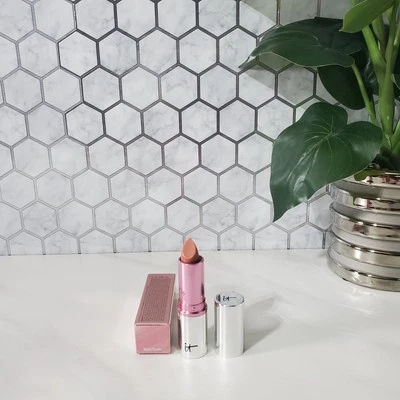 It Cosmetics Vitality Lip Flush Stain Hydrating Lipstick Balm .11oz Rose Flush - Image 1 of 4