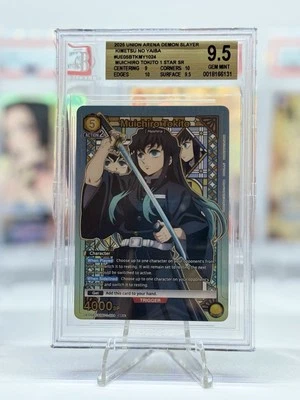 Muichiro Tokito UA05BT/KMY-1-024 Parallel Union Arena Demon Slayer Beckett 9.5 - Image 1 of 2