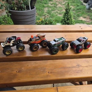 Hot Wheels Monster Truck 4 Piece Bundle - HW1 - Picture 1 of 12