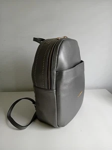 Valentino Large Silver Studded backpack Laptop Compartment - Picture 1 of 9