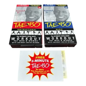 Tae Bo Basic And Instruction VHS Tapes - Billy Blanks Workout - Picture 1 of 2