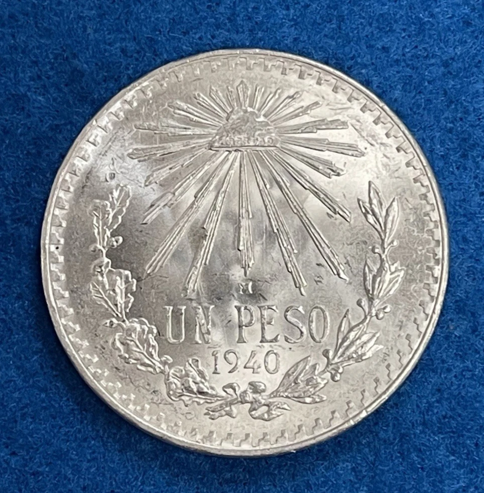 銀貨メキシコ 1940年 ペソ (UN　PESO) 1940 1 Peso Silver Mexican Coins for sale | eBay