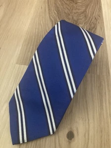 Brooks Brothers Makers Vtg preppy Tie Silk Striped Repp  USA - Picture 1 of 4