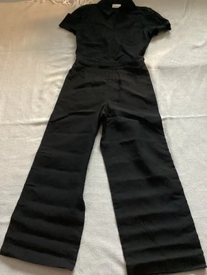 NWOT Red Valentino Women's Size 38 Full Front Zip Black Jumpsuit With Pockets - Image 1 of 4