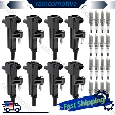 8 x Ignition Coil & 16 x Spark Plug for Dodge Dakota Durango 4.7L 2008-2009 — 第 1/4 张图片