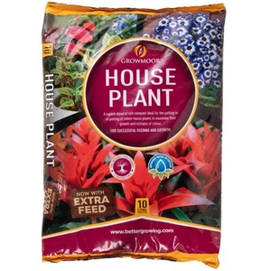 Houseplant Potting Mix Indoor Plant Soil House Plant Compost with Added Feed 10L - Picture 1 of 1