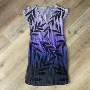 🎀 AllSaints Lydia Perlen Kleid Lila Ombre Mary Morstan Sherlock TV Show - Bild 1 von 17