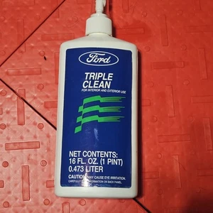 Vintage Ford Triple Clean Spray 16 Fl Oz For Interior & Exterior Use 1990s - Picture 1 of 2
