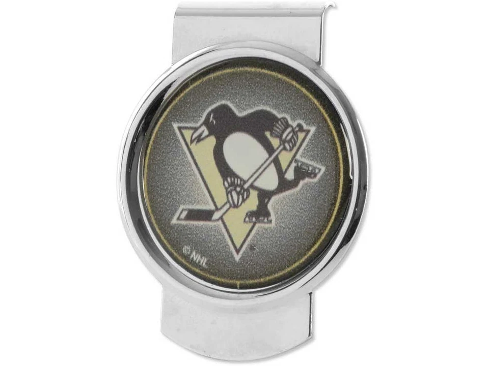 Pittsburgh Penguins NHL Stainless Steel Money Clip - Image 1 of 1