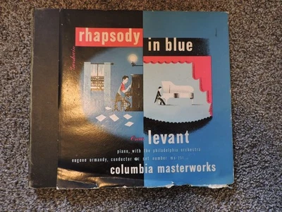 OSCAR LEVANT Rhapsody in Blue Philadelphia Orchestra 1945 COLUMBIA Gershwin Foto 1 de 3