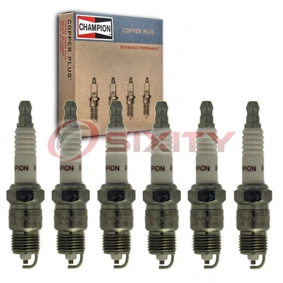 6 bujías Champion Copper Plus para Chevrolet Camaro 1982-1989 2,8 L V6 qs Foto 1 de 4