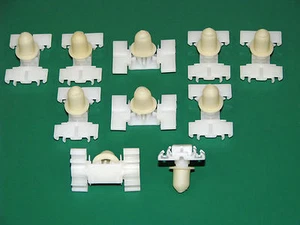 10 Klammer Clips Zierleiste Zierleistenklammer mit Tülle BMW E36 E46 - Bild 1 von 2