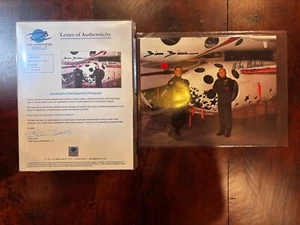 SpaceShipOne Pilots Signed Photo ZARELLI LOA !! - Picture 1 of 3