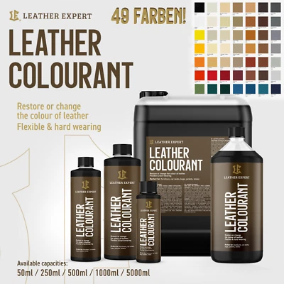 Lederfarbe Kunstleder Fresh Tönung Leder Reparatur DIY AUTO Möbel Sofa 49 Farben - Bild 1 von 4