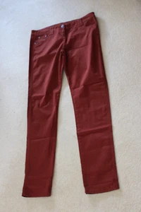 NEW Next size 16 tall Chestnut Brown Skinny leg Trousers waist 38in leg 34.5in - Picture 1 of 4