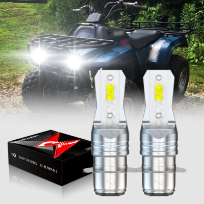 Kit 2x faros LED 6000K blanco para Honda Fourtrax TRX 300 1988-1999 2000 Foto 1 de 4