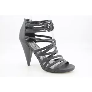 Scarpe donna bambino Phat Ianna taglia 7 nere punta aperta plateau sintetico - Foto 1 di 3