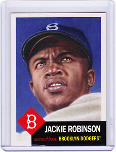 Jackie Robinson Brooklyn Dodgers 2018 Topps 1953 Living Set #42 from Week 14
