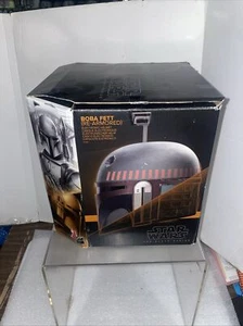 Star Wars Black Series Boba Fett Re-Armored Premium Electronic Helmet Open Box - Bild 1 von 4