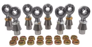 CHROMOLY 4 LINK KIT 1/2 X 3/4-16 HEIM JOINT 1/2 STEEL CONE SPACER BUNG .250 - Picture 1 of 8