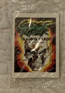 1990 GHOST RIDER SEALED PACK  5 CARDS COMIC IMAGES