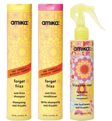 Amika Frizz-Me-Not Hydrating Anti-Frizz Treatment + Forget Frizz Trio Set - Image 1 of 4