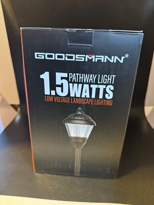 1.5W LED Outdoor Low Voltage Landscape Lighting 100 Lumen Hardwired Path Light - Image 1 of 4