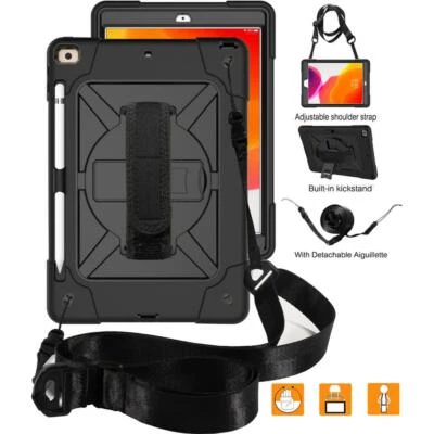 Shockproof Hybrid Heavy Duty Rubber Case Cover For iPad mini 4 5/ iPad 7th Gen - Image 1 of 4