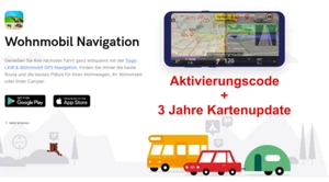 Aktivierungscode + 3  Jahre Kartenupdate für Sygic GPS-Navigation *** CAMPER *** - Bild 1 von 4