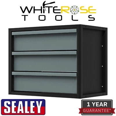 Sealey Modular Racking Mid Unit 3 Drawers Tool Storage 580mm - Image 1 of 4