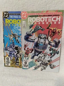 Miniseries completas de Robotech Defenders # 1 y 2 ejecutadas por DC Comics 1985 en muy buen estado/nuevo en estado - Imagen 1 de 5