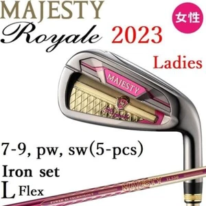 For Ladies MAJESTY Golf JP 2023 Royale Iron Set #7-Pw,Sw TL550 Special headcover - Picture 1 of 12