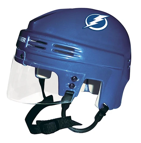 Tampa Bay Lightning Unsigned Sportstar Royal Blue Mini Helmet Cover