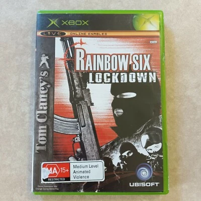 Tom Clancy's Rainbow Six: Lockdown - Microsoft Xbox Game NTSC - Manual Included - Image 1 of 3