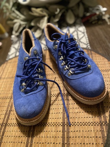 RARI STIVALI REEBOK EXOFIT CLEAN RW BASSI VIBRAM SUOLA PIATTA BLU UOMO 8 5 DONNA 10 5