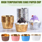 50PCS Aluminum Foil Cup Cupcake Paper Baking Cups Muffin Cake Cases Wrappers