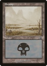 Swamp (340) Mercadian Masques HEAVILY PLD Basic Land MAGIC MTG CARD ABUGames