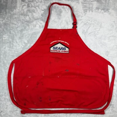 Vintage Sears Hardware Stores Employee Apron Embroidered Costume Prop - Image 1 of 4