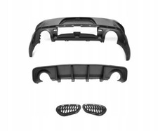 Bumper Set Rear Diffuser 21/22 Style for Dodge Charger 2015-2020