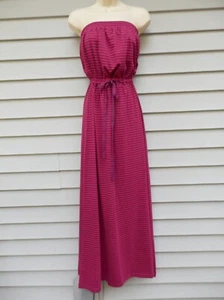 NWT Ann Taylor LOFT Outlet Violet Stripe Maxi Dress M - Picture 1 of 1