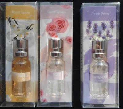 3 Bottles of TRANQUILITY Room Spray (Rose, Vanilla, Lavender scented) 10ml - Image 1 of 4