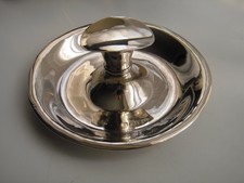 vintage silver cigar rest