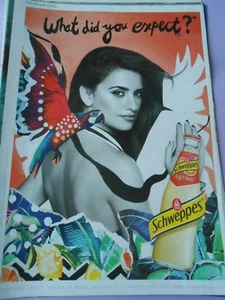 Publicté Advertising 2016  Schweppes Penélope Cruz What did you expect  - Picture 1 of 1